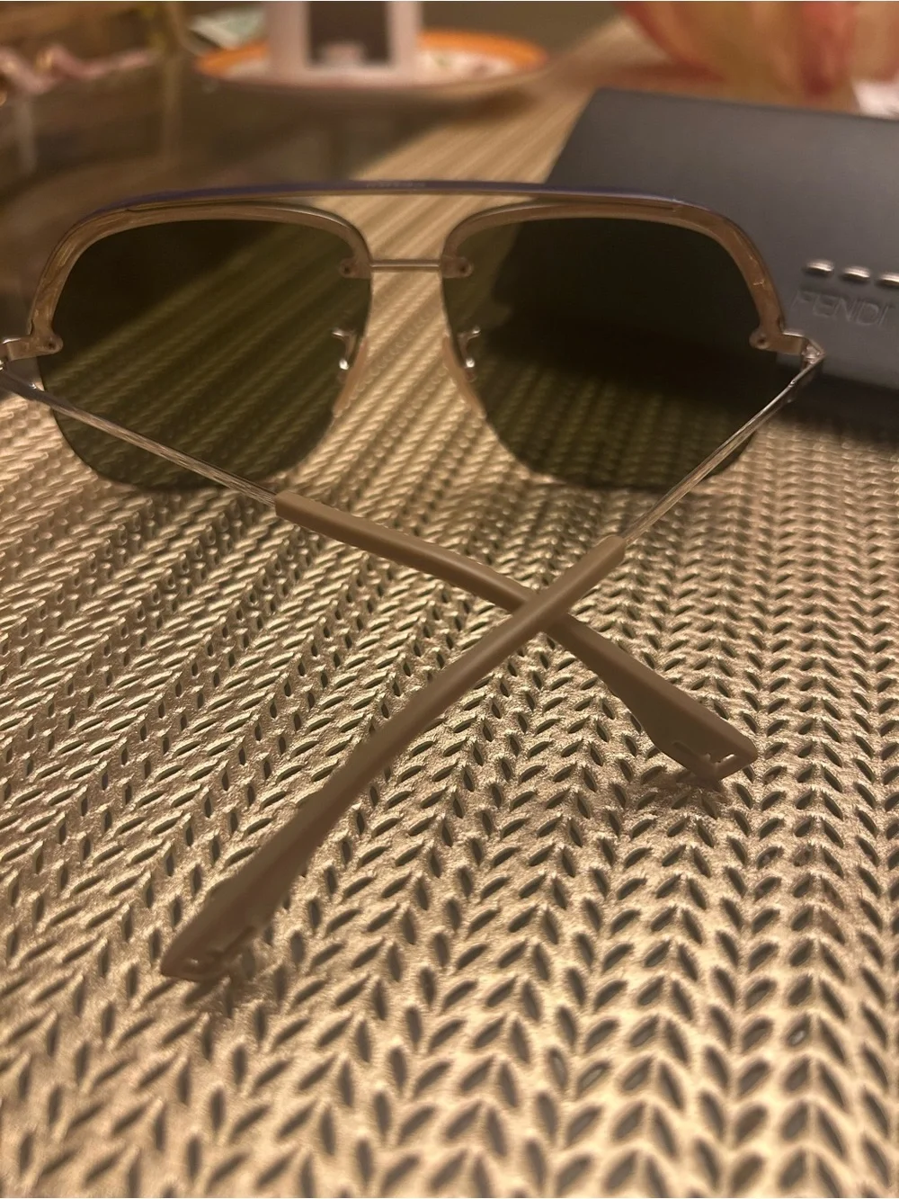 Fendi Sunglasses w/Leather Fendi Case - New!